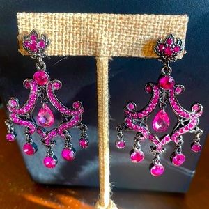 Vintage Joan Rivers Chandelier earrings